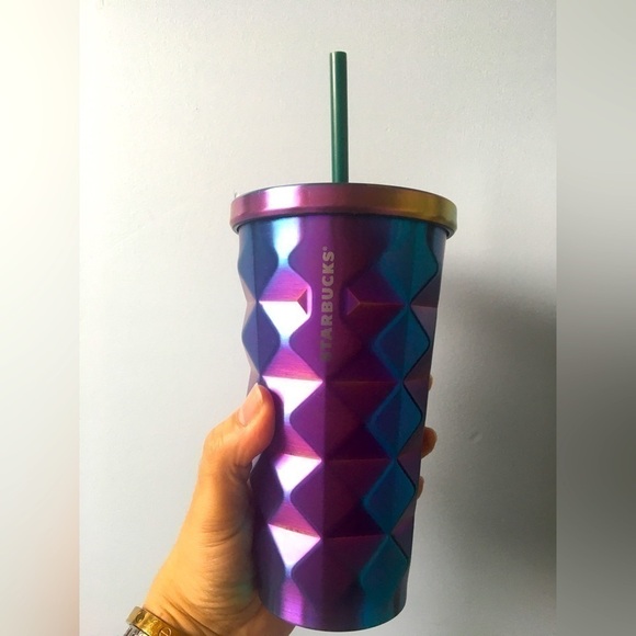 STARBUCKS 2015 Oil Slick Tumbler *Rare* - Picture 1 of 4